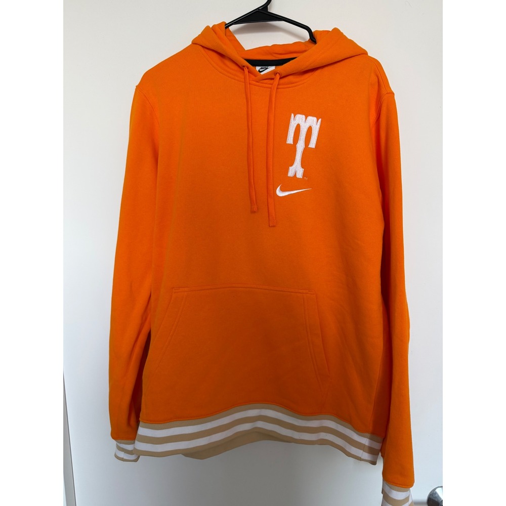 Nike Tennessee Volunteers Hoodie Mens Large Orange Pullover Sweatshirt NCAA‎